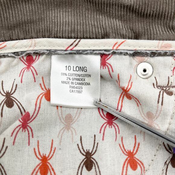 Old Navy Womens Low Rise Corduroy Pants Size 10 Long Y2K Fallcore Retro Preppy - Picture 7 of 10